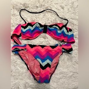PINK halter neck bikini